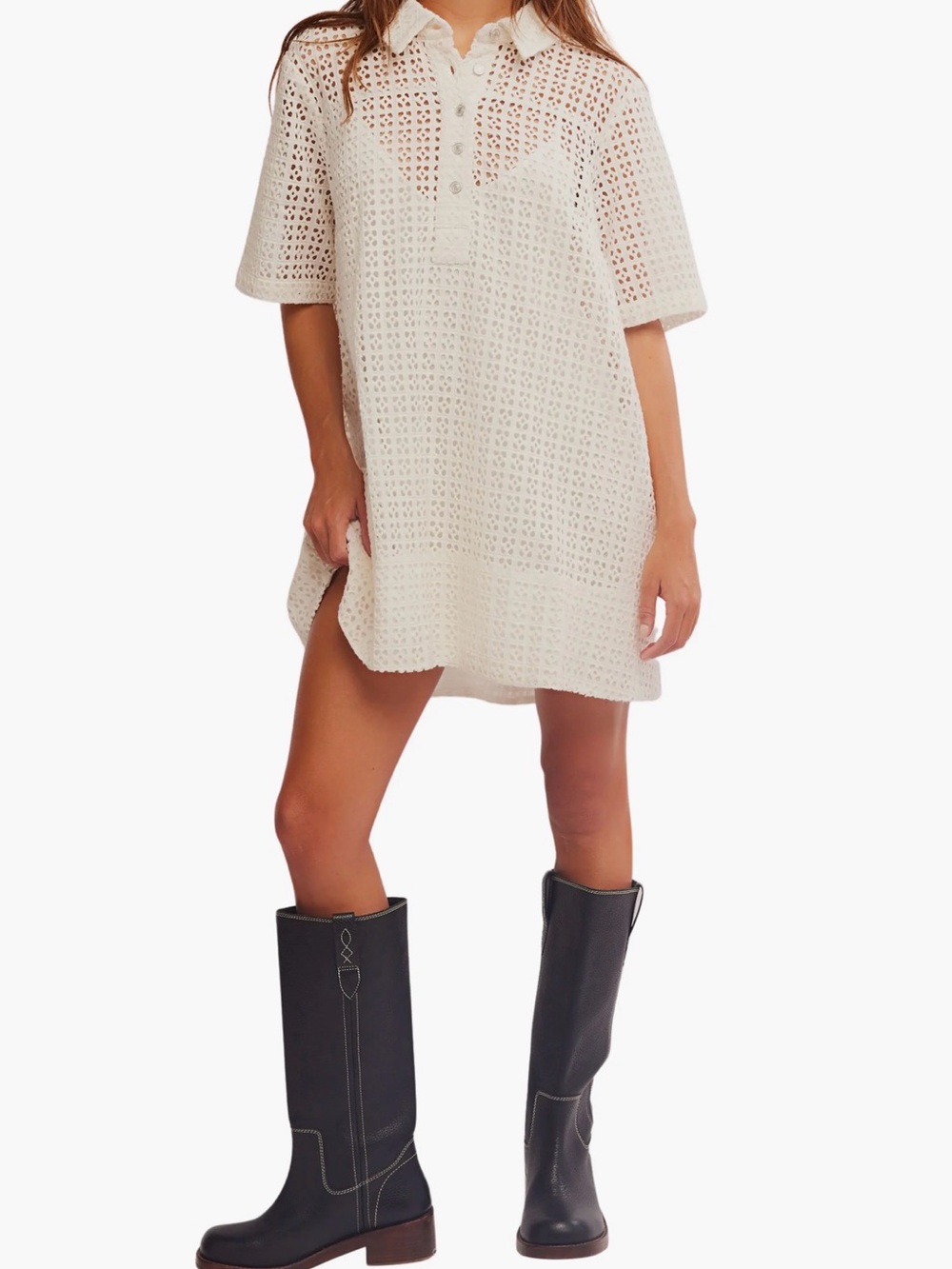 Free People Polo Tunic Dress